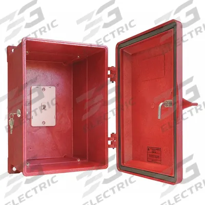 HUBBELL GAI-TRONICS Weatherproof Phone Enclosure: Modular Jack/Keylock Door, Weatherproof, Red - Weatherproof Phone Enclosures