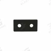 T-Slot Framing System Slot Cov: 10 Series, Inch, 2 in x 1/8 in x 1 in, Black, ABS, Matte (MPN 2025-PLAIN-1). Key specifications — Finish: Matte; Product Type: End Cap; Material: ABS; Includes Fasteners: Yes; Manufacturer Part Number: 2025-PLAIN-1; Brand: 80/20; System of Measurement: Inch.