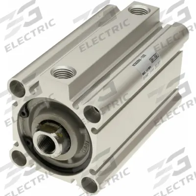 SMC Compact Cylinder: 50 mm Bore Dia, 75 mm Stroke Lg, Through Hole Mounting - Through Hole Mount Compact Cylinders