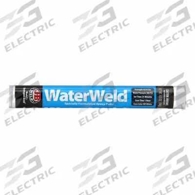 J-B WELD Epoxy Repair Putty: WaterWeld, Marine Repair, 4 oz Container Size, Stick - Marine-Grade Repair Putties