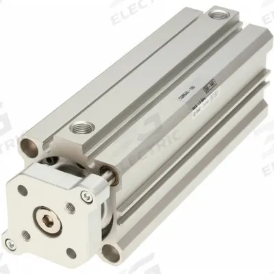 SMC Compact Cylinder: 40 mm Bore Dia, 50 mm Stroke Lg, Through Hole Mounting - Through Hole Mount Compact Cylinders