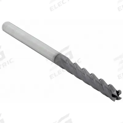 WIDIA HANITA Corner Chamfer End Mill: Carbide, TiAlN Coated, 4 Flute, 6 mm Mill Dia - General Purpose Carbide Corner-Chamfer End Mills