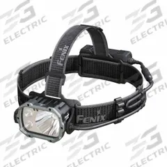 FENIX LIGHTING Headlamp: Rechargeable, 4,000 lm Max. Brightness, 450 m Max Beam, 12 Light Outputs (MPN HP35RXBK). Key specifications — attr1391544: USB Type-C Cord; attr1391546: FENIX LIGHTING; attr1440309: Includes Rechargeable.