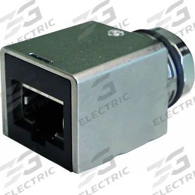 MURRELEKTRONIK Adapter: M12 Female Straight x RJ45 Female Straight, M12 Female Straight - M12 Jack to RJ45 Jack Panel Feed-Through Adapters