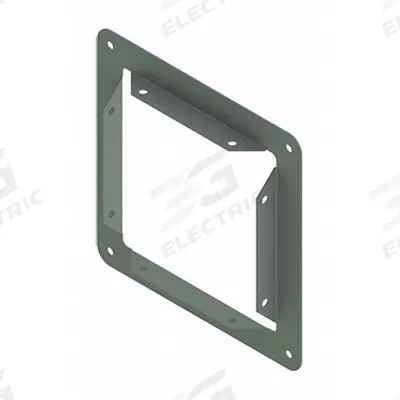 HOFFMAN Wireway Panel Adapter: 12 in Wd, 12 in Ht, 14 ga Gauge, 1, Without Knockouts - Box Connectors for Indoor Wireways