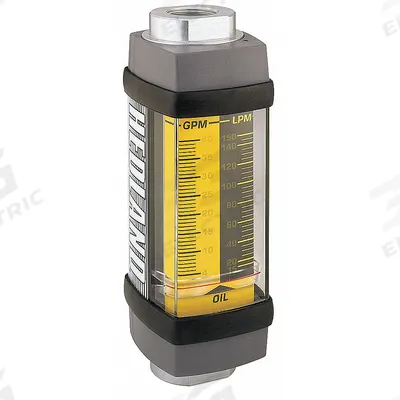HEDLAND Mechanical Flowmeter: Petroleum Fluid Meter, Scale, Variable Area, Inline - Inline Flowmeters for Oils