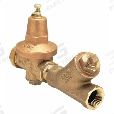 WILKINS Water Pressure Reducing Valve: FNPT x FNPT, 3/4 in Pipe Size, Cast Bronze - High Capacity Water Pressure Regulators