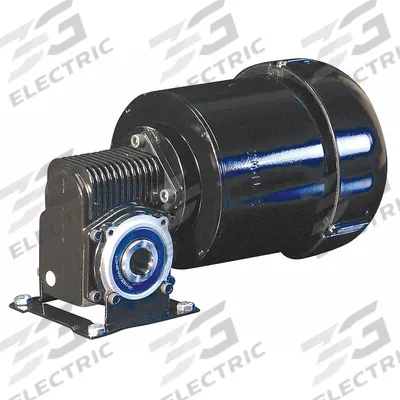 DAYTON AC Gearmotor: Right Angle, Hollow, 3-Phase, TEFC, 124 RPM, 76 in-lb Max Torque - Hollow Shaft Right Angle AC Gearmotors