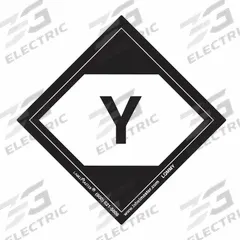 LABELMASTER DOT Handling Label: Message, 2 in x 2 in, 2 in Label Wd, 2 in Label Ht, Paper, Label (MPN LQMMYC). Key specifications — Message: Y; Background Color: Black; Brand: LABELMASTER.