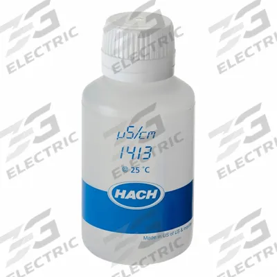 HACH Conductivity Standard Solution: 125 mL Volume, Liquid, 0.01 M (KCl)/1,413 µS/cm - Conductivity Standards