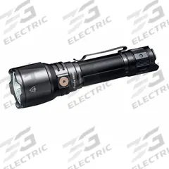 FENIX LIGHTING Rechargeable Flashlight: Rechargeable, 1,500 lm, 85 min Run Time at Max. Brightness (MPN TK26R). Key specifications — Brand: FENIX LIGHTING; Switch Location: Body; Charger Style Included: USB Type-C Cord; Battery Requirements - Broad: Includes Rechargeable.