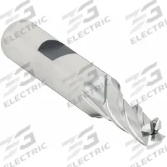 YG-1 Square End Mill: High Speed Steel, 4 Flute, 3/16" Mill Dia, 1/2" LOC, 2-3/8" OAL (MPN 04043)