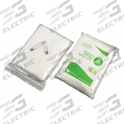 DYNAREX Triangular Bandage: 40 in Short Side Lg, 56 in Long Side Lg, 2 Pins Included - Triangular Bandages