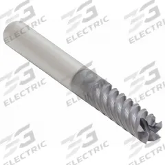 WIDIA HANITA Square End Mill: Carbide, AlTiN Coated, 5 Flute, 3/16" Mill Dia, 5/8" LOC, 2" OAL (MPN 4C0505000ST)