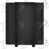 JAMCO Bin Cabinet: 60 in x 24 in 82 in, 1 Shelves, 0 Bins, Flush/Solid, 14 ga Panel, Black, Steel (MPN HV260BL). Key specifications — attr64260: Assembled; attr64275: Shelf and Bin; attr63933: JAMCO; attr64274: Black; attr64276: Powder Coated; attr146303: Steel; attr143811: Bins.