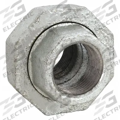 APPROVED VENDOR Metal Pipe Straight: Union, 1/2 in x 1/2 in, Malleable Iron (MPN 1LBT1) - Medium-Pressure Threaded Pipe Fittings