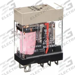 OMRON General Purpose Relay: Socket Mounted, 10 A Current Rating, 120V AC, SPDT, 5 Pins/Terminals (MPN G2R-1-SN-AC120(S)). Key specifications — Brand: OMRON; Base Type: Square; Mounting Style: Plug-In; Pin Shape: Flat; Electrical Connection: Quick-Connect; Manufacturer Part Number: G2R-1-SN-AC120(S); Series: G2RS Series.