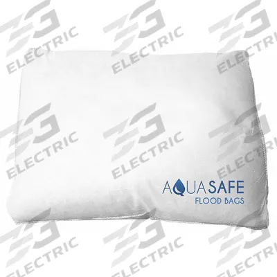 AQUASAFE Sandless Sandbag: Fresh Water/Saltwater, 1 in Overall Ht - Water-Activated Sandless Sandbags