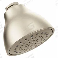 RIZON Fixed Showerhead: 6322 Moenflo XL, 1.75 gpm Fixed Showerhead Flow Rate, Brass/Non-Metal (MPN 6322EPBN). Key specifications — Series: 6322 Moenflo XL.