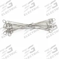 APPROVED VENDOR Bale Ties: Oiled, 16 ga Wire Gauge, 0.062 in Wire Dia, 5 in Lg, Stainless Steel, 304 (MPN 16SS3045-5M-AI1). Key specifications — Material: Stainless Steel; Number of Loops: Double Loop; Brand: APPROVED VENDOR; Stainless Steel Grade: 304.
