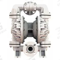 VERSAMATIC Double Diaphragm Pump: Polypropylene Body, 1 1/2 in, Flange Connection, 72 gpm (MPN E4PA2R229). Key specifications — Brand: VERSAMATIC; Seat Material: Buna-N; Check Valve Material: Buna-N.