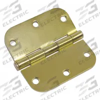 APPROVED VENDOR Butt Hinge: Steel, Full Mortise, 3 1/2 in Leaf Wd, 1 PR (MPN 56-262SBRS). Key specifications — Removable Pin: Yes; Bearing Type: Plain; Material: Steel.