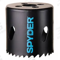 SPYDER Hole Saw: 2 in Saw Dia., 4/6 Teeth per Inch, 1 7/8 in Max. Cutting Dp, 1/2"-18 Thread Size (MPN 600081CF). Key specifications — attr1098070: 4/6; attr1098087: SPYDER; attr1098073: 1/2"-18.