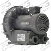 FUJI ELECTRIC Regenerative Blower: 2.7 hp, 84.7 in wc Max Op Pressure, 83 in wc Max Vacuum (MPN VFZ501A-7W). Key specifications — attr49842: Three; attr49816: FUJI ELECTRIC; attr49813: VFZ501A-7W; attr49822: 7.8/3.7 A; attr49827: Female; attr49830: NPT; attr49833: NPT; attr49845: 230/460V AC.