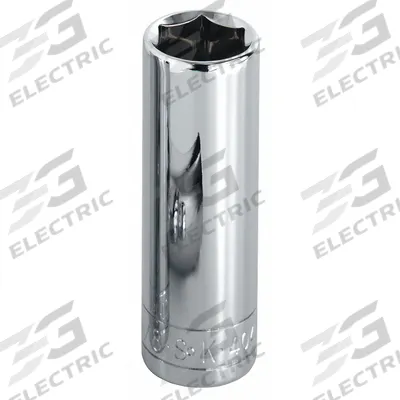 SK PROFESSIONAL TOOLS Socket: Metric, 1/2 in Drive Size, 28 mm Socket Size, 6-Point, Deep - 1/2" Drive Hand Sockets