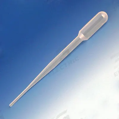 GLOBE SCIENTIFIC Transfer Pipette: 4 mL Capacity, Non-Sterile, Std Transfer Pipette, Plastic - Non-Sterile Transfer Pipettes