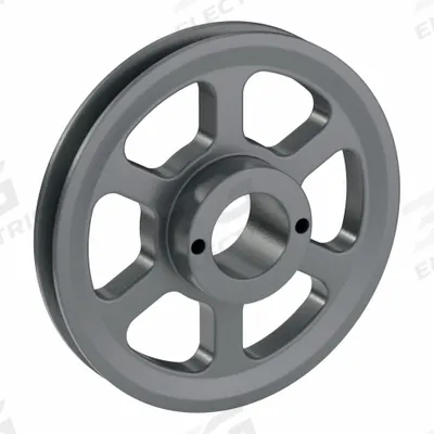 APPROVED VENDOR V-Belt Pulley: AK64, 1 Groove, 6.25 in OD, Bushed Bore - Bushed-Bore Cast-Iron V-Belt Pulleys