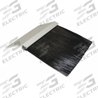 AMERICAN GARAGE DOOR SUPPLY Brush Seal: 45° Angle, Nylon, 2 in Brush Lg - Material Handling