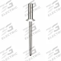 Blind Rivet,1 26/33" L,0.156" dia,PK500: Inch, 1 25/32 in Overall Lg, 31/64 in Body Lg, 500 PK (MPN U33620.015.0053). Key specifications — Brand: APPROVED VENDOR.