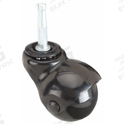 APPROVED VENDOR Stem Caster: Swivel, 2 in Wheel Dia., 1 3/4 in Wheel Wd, 75 lb Load Capacity - Ball-Wheel Grip-Neck Stem Casters