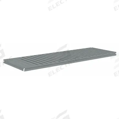 TENNSCO Shelf: 72 in x 24 in, 600 lb Load Capacity, Steel, 22 ga Decking, Gray - Ribbed Steel Decking Shelf Kits for Boltless Shelving