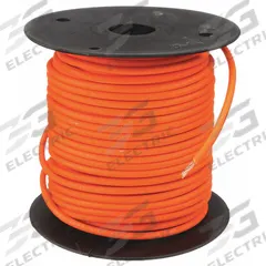 GROTE Primary Automotive Wire: GPT, 100 ft, 1 Conductor, 14 AWG, Orange, 60 V Volt, SAE J1128 (MPN 87-7012). Key specifications — Brand: GROTE.