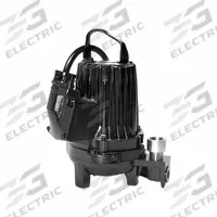 GOULDS Submersible Grinder Pumps: Three Phase, 4 hp, 230V AC, 1 1/2 in, Cast Iron, Corded Electric (MPN 1GA71H3CD). Key specifications — Rated Voltage: 230V AC; Volute Material: Cast Iron; Brand: GOULDS; Switch: Not Included.