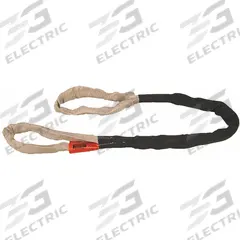 LIFT-ALL Roundsling: Type 3, Polyester, Polyester Sleeve w/ Nylon Cover, 7 ft Sling Lg (MPN EE90X7). Key specifications — Brand: LIFT-ALL.