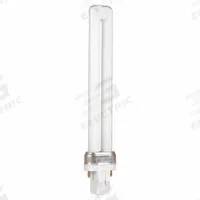 LEDVANCE/ SYLVANIA Compact Fluorescent Bulb: 2-Pin (G23), T4, Fluorescent, 2700K, 9 W Watt (MPN 21272). Key specifications — Brand: LEDVANCE/ SYLVANIA; Bulb Designation: CF9DS/827/ECO; Dimmable: No; Color Temperature: 2700K.