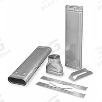 AMERI-VENT Vent Kit: Compatible with Wall Furnaces, 4 in Vent Dia, Oval Vent Kit (MPN 40VK). Key specifications — Product Type: Venting For Gas Heaters; Compatible with Product Type: Wall Furnaces; Includes: (2) 4 x 24 in Oval Pipe; Vent Type: Oval Vent Kit; Brand: AMERI-VENT; Material: Galvanized Steel.