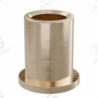 Flanged Sleeve Bearing: Bronze, SAE 841, 5/8 in Bore, 7/8 in OD, 1 1/4 in Lg, -35°F to 300°F, 10 PK (MPN FF852-05B). Key specifications — System of Measurement: Inch; Material Grade: SAE 841; Flange Type: Flanged; Brand: OILITE.