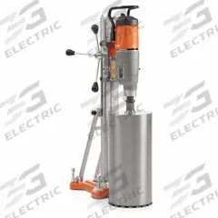 HUSQVARNA Core Drill Motor: 115V AC, 17 3/4 in Capacity (Concrete), 800 RPM Max. Spindle Speed, 20 A (MPN DMS430). Key specifications — attr1256763: HUSQVARNA; attr1256718: Water Kit, 5/8"-11 to 1-1/4"-7 Adapter.
