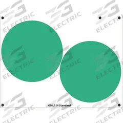 ACCUFORMNMC Gauge Marking Labels: Green, Polyester, 2 PK (MPN GML114GN). Key specifications — Label Color: Green; Label Material: Polyester.