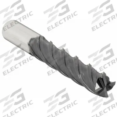 OSG Square End Mill: Carbide, TiAlN Coated, 4 Flute, 1" Mill Dia, 4" LOC - Fast-Cutting Carbide Square End Mills for Stainless Steel & Super Alloys