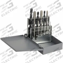 CHICAGO-LATROBE Drill Bit and Tap Set: 18 Pc (MPN 52541). Key specifications — attr1300596: Straight Flute.