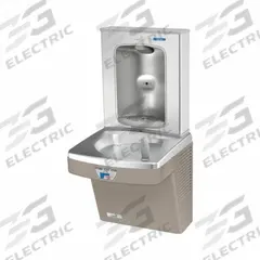 OASIS Drinking Fountain with Bottle Filler: On-Wall, 8 gph @ 50°F, Touchless Sensor, Stainless Steel (MPN PG8FEBFT SAN). Key specifications — Brand: OASIS; Housing Material: Stainless Steel; Filter Access: Top Panel Access; Housing Finish: Sandstone; Chilling Capacity: 8 gph @ 50°F; Housing Color: Tan.