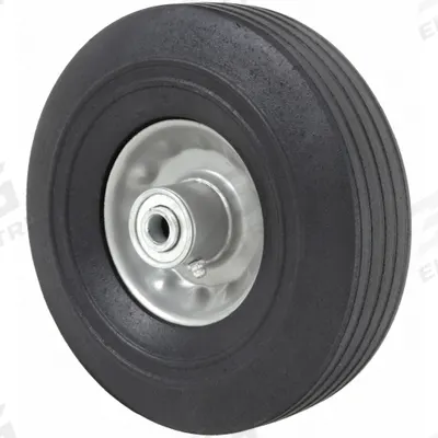APPROVED VENDOR Solid Wheel: 8 in Wheel Dia., 3 1/8 in Wheel Wd, Rubber, 350 lb Load Capacity - Flat-Free Solid Rubber Wheels