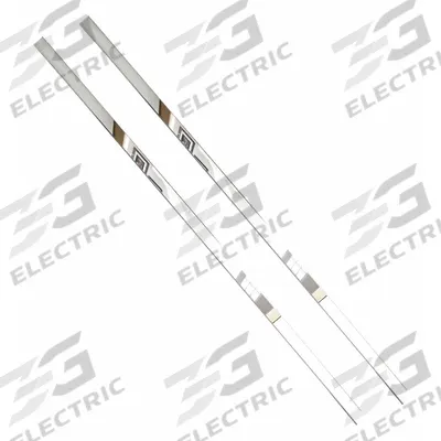 MIRREDGE Strips: 1 1/2 in Overall Ht, 60 in Overall Wd, 1/8 in Overall Dp - Mirror Framing & LED Shelf Parts