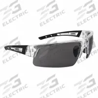 DEWALT Safety Glasses: Smoke Lens, Clear Frame, Crosscut(R) Series (MPN DPG100T-2D). Key specifications — Brand: DEWALT; Frame Color: Clear; Lens Color: Smoke.