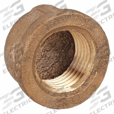 APPROVED VENDOR Cap: Cap, 2 in, NPT Threaded, Brass - Low-Pressure Threaded Pipe Fittings